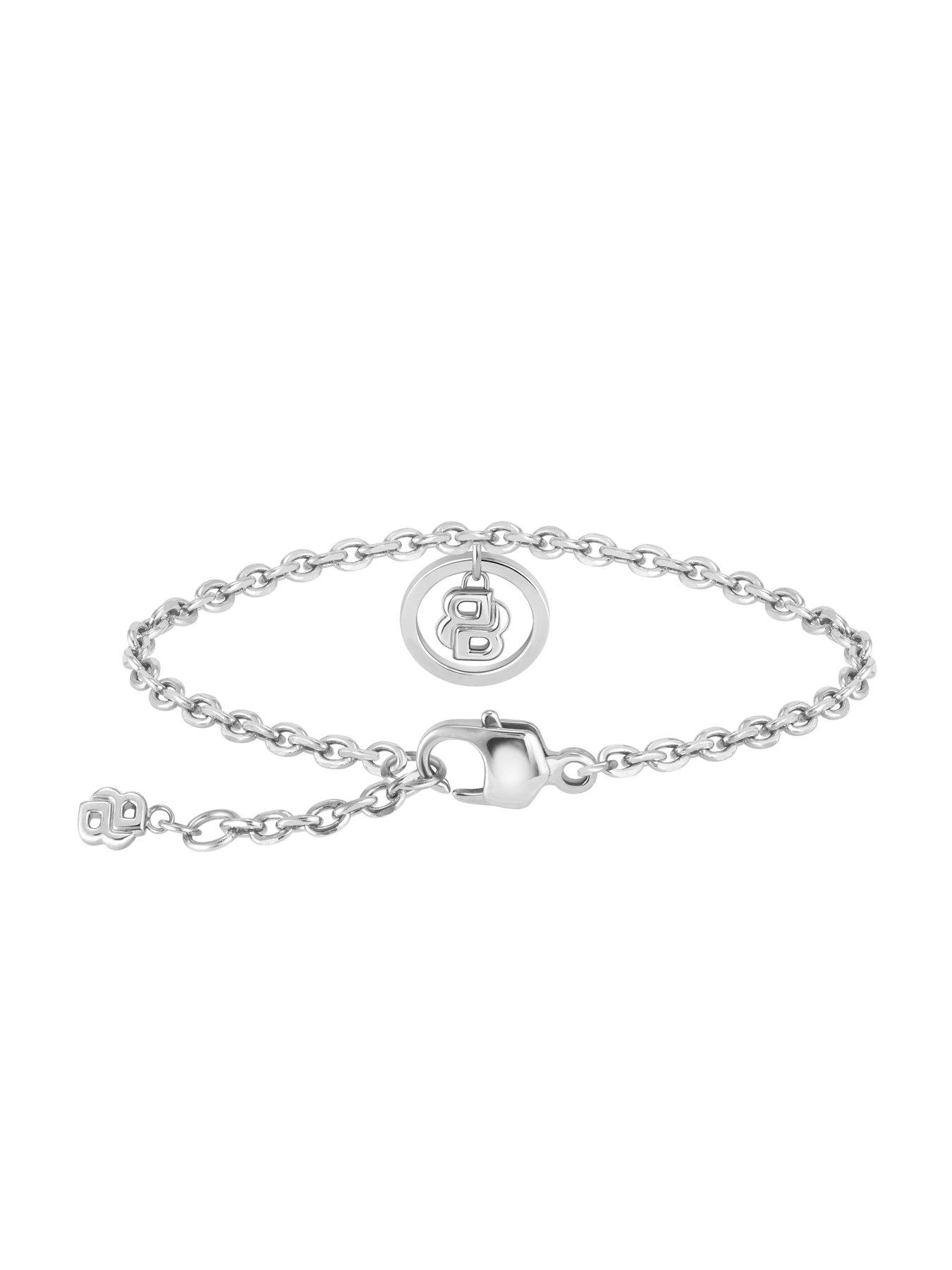 Image 3 of 7 of BOSS Ladies Double B Divine Stainless Steel Bracelet