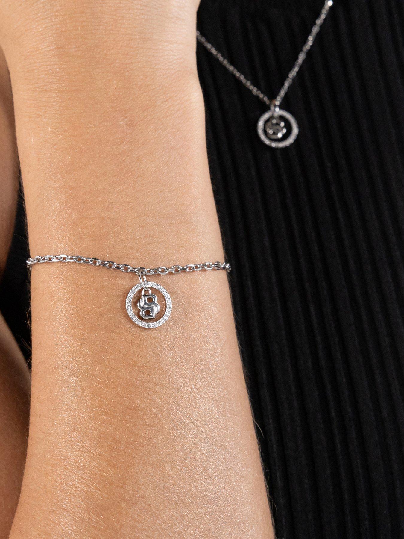 Image 4 of 7 of BOSS Ladies Double B Divine Stainless Steel Bracelet