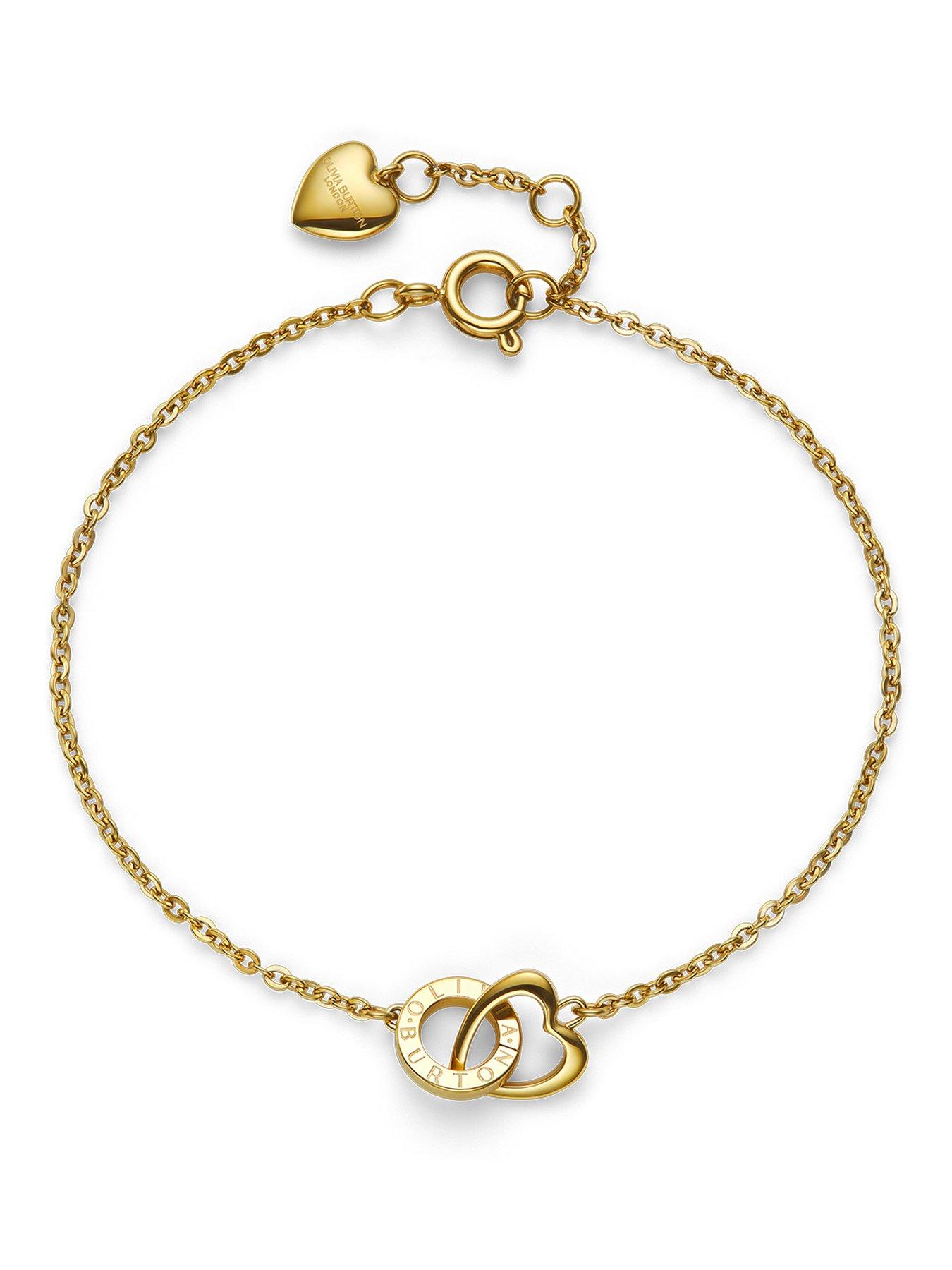 Image 1 of 7 of Olivia Burton Gold IP Kindred Interlink Bracelet