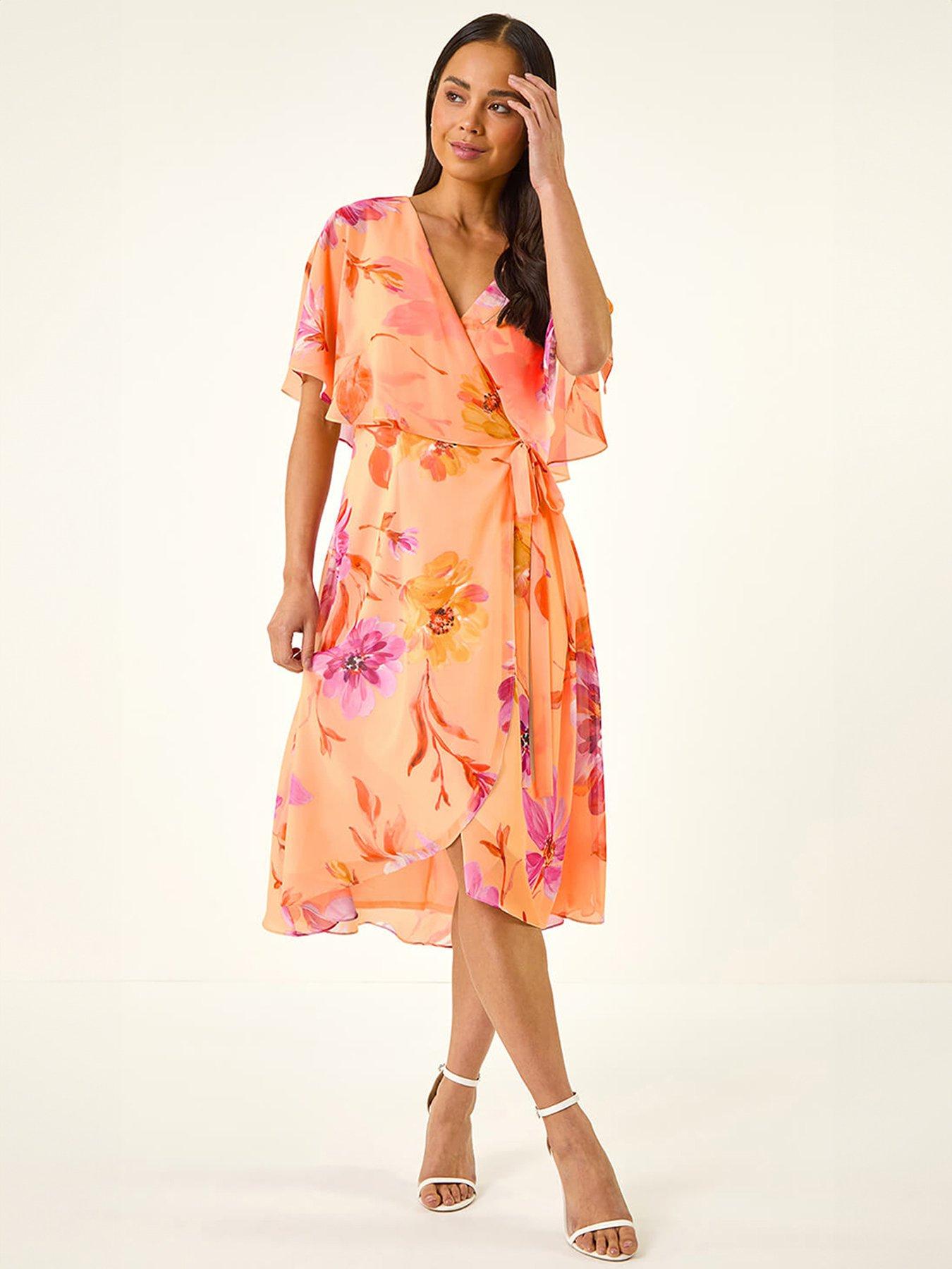  image of roman-petite-tie-front-dress