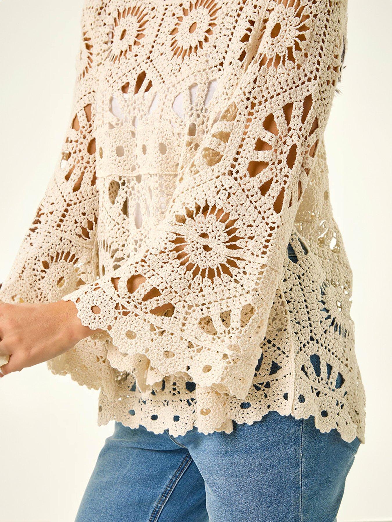 Image 5 of 5 of Roman Petite Crochet Top