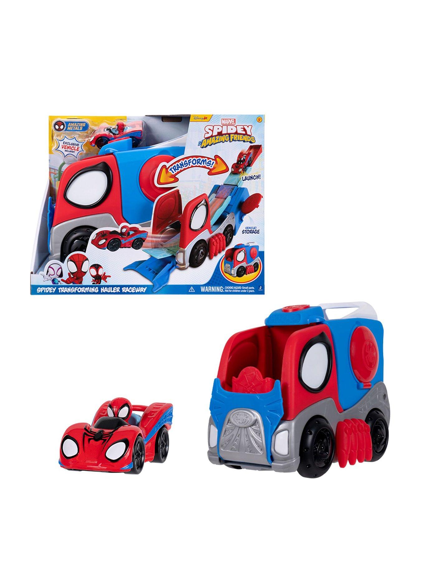 Spidey and His Amazing Friends Spidey Transforming Hauler Raceway Track Set