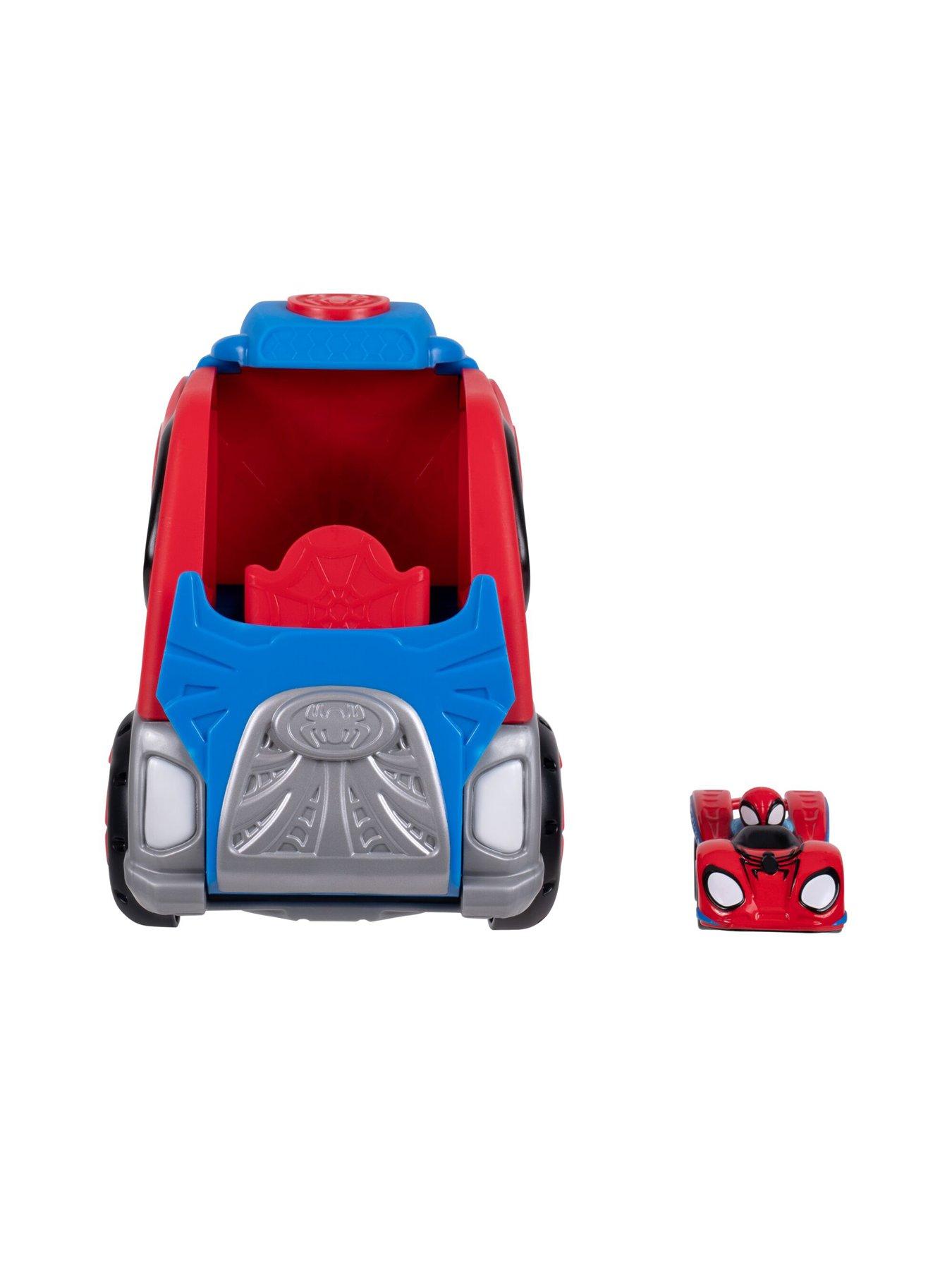 Image 3 of 8 of Spidey and His Amazing Friends Spidey Transforming Hauler Raceway Track Set
