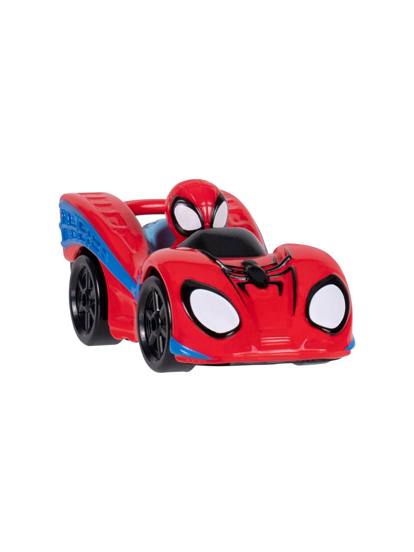 Image 5 of 8 of Spidey and His Amazing Friends Spidey Transforming Hauler Raceway Track Set