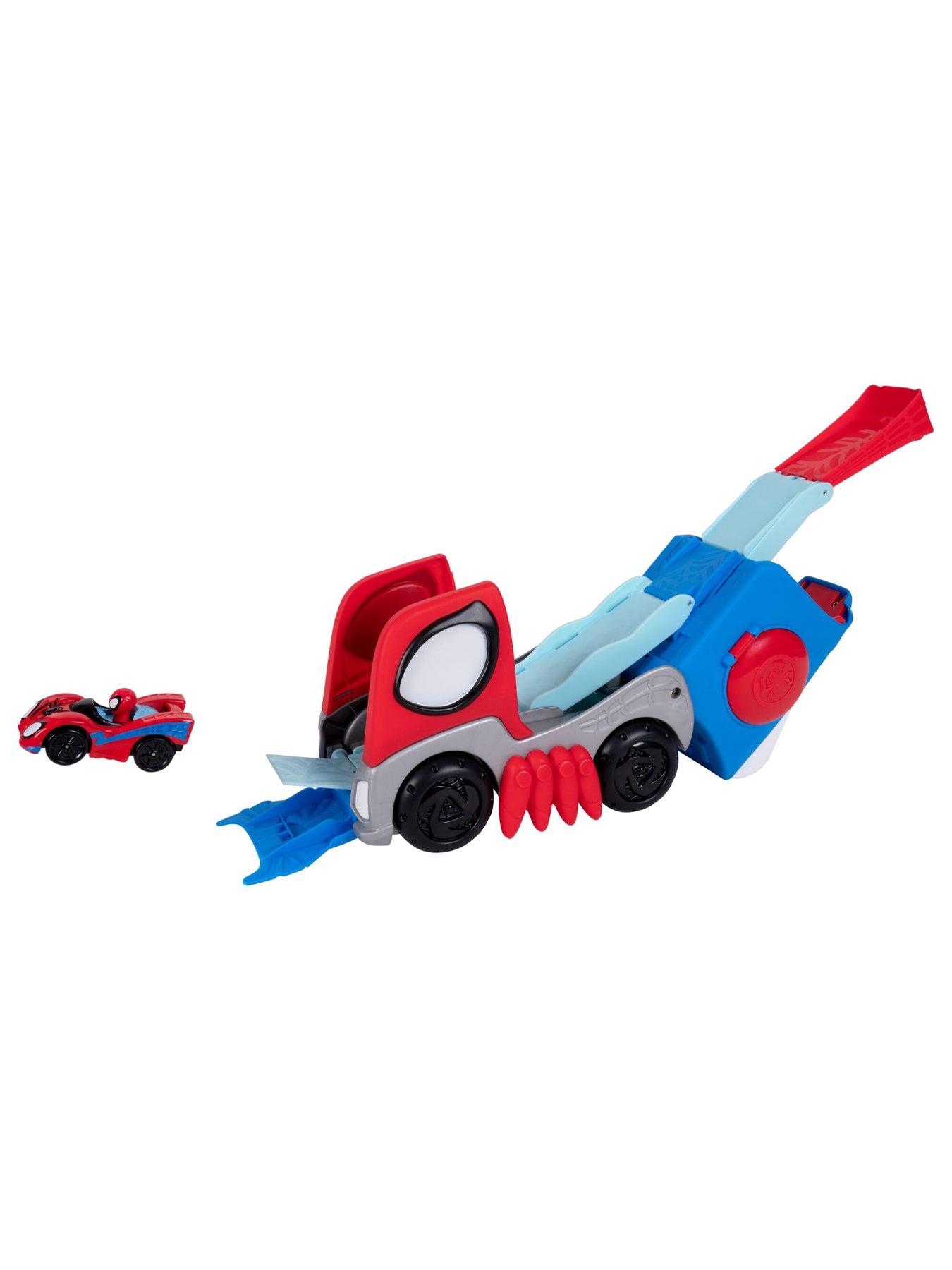 Image 7 of 8 of Spidey and His Amazing Friends Spidey Transforming Hauler Raceway Track Set