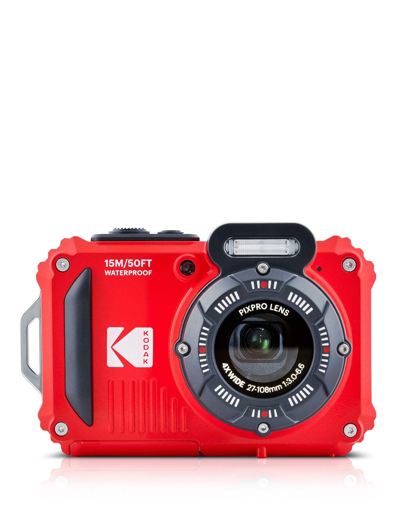 Kodak Kodak PIXPRO WPZ2 16MP 4x Zoom Tough Compact Camera - Red - Camera Only
