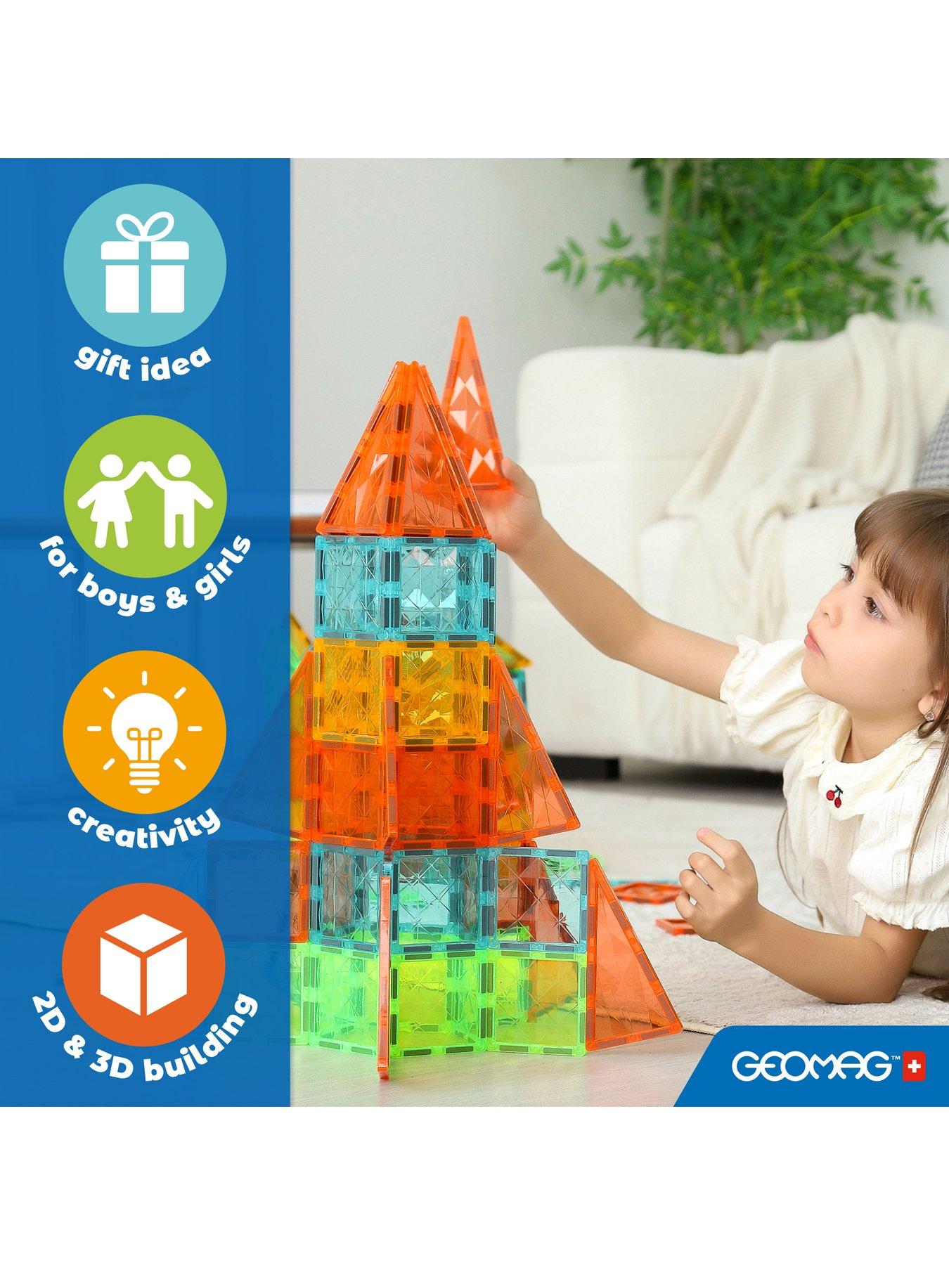 Image 3 of 7 of Geomag Magnetic Tiles Gems 16 pcs