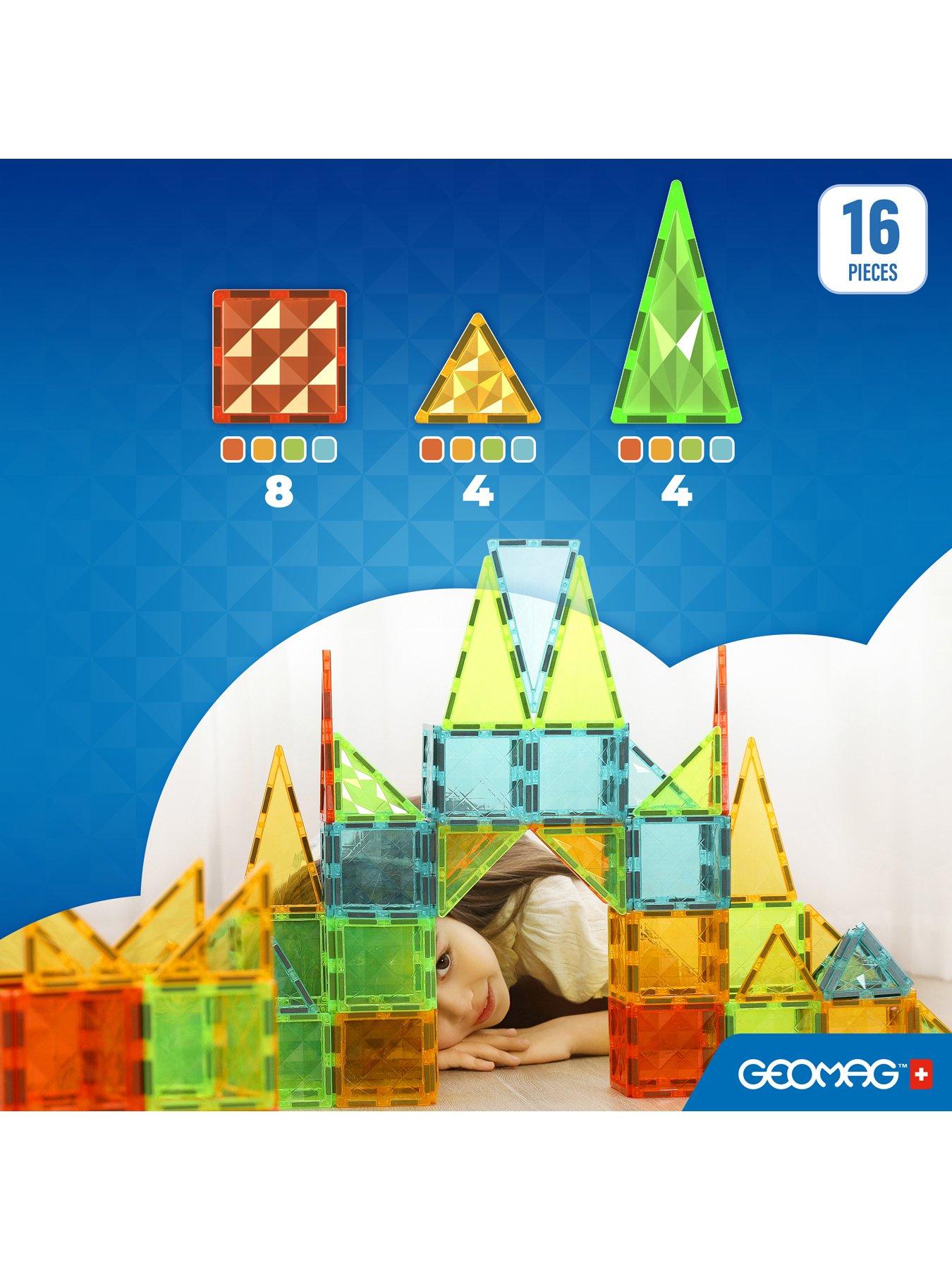 Image 4 of 7 of Geomag Magnetic Tiles Gems 16 pcs