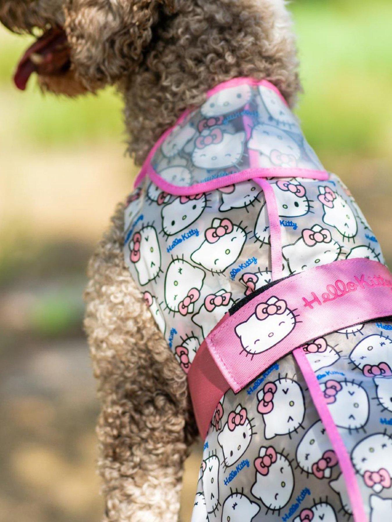 front image of hello-kitty-dog-jacket