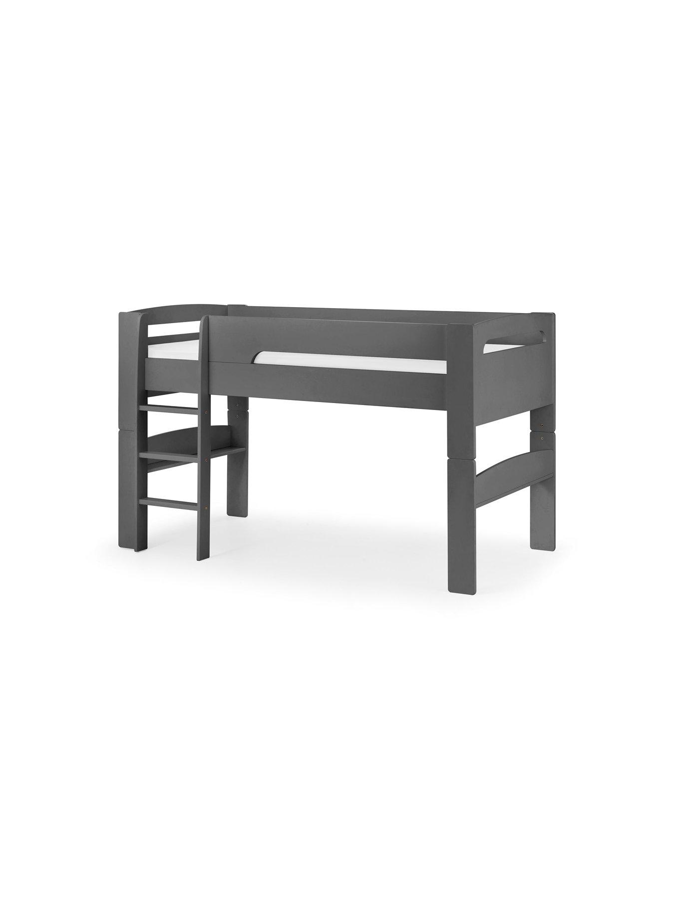 Image 3 of 6 of Julian Bowen Nova Anthracite Midsleeper Bed With Grey Star Tent