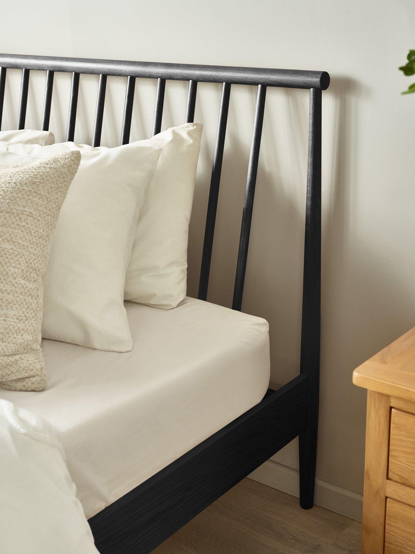  image of julian-bowen-belton-black-spindle-bed