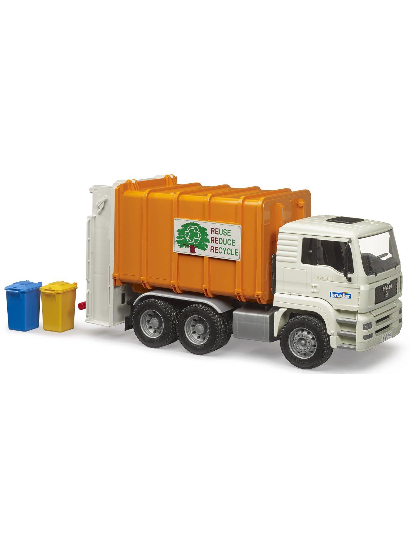 Image 2 of 7 of Bruder MAN TGA Rear loading garbage truck