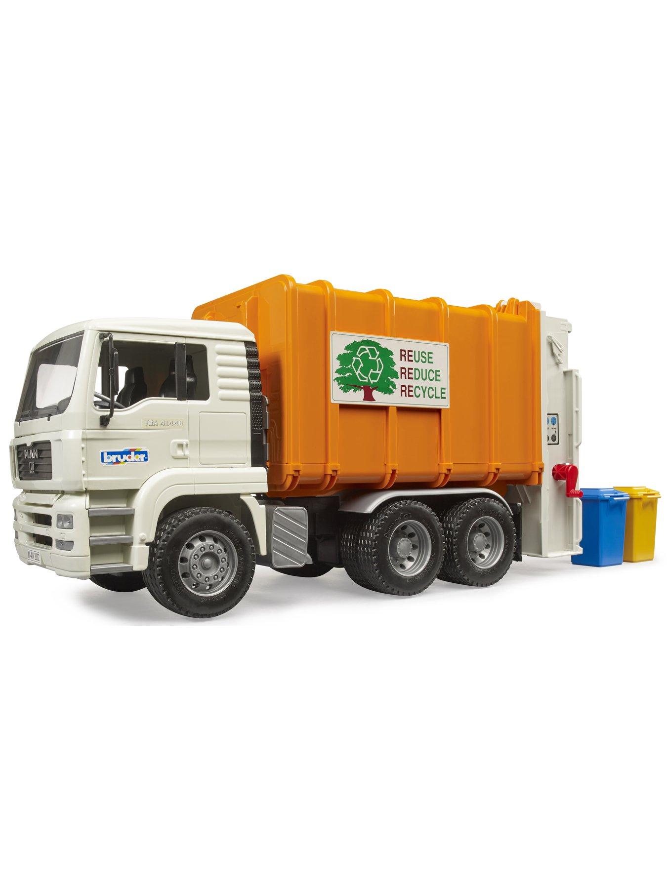 Image 3 of 7 of Bruder MAN TGA Rear loading garbage truck