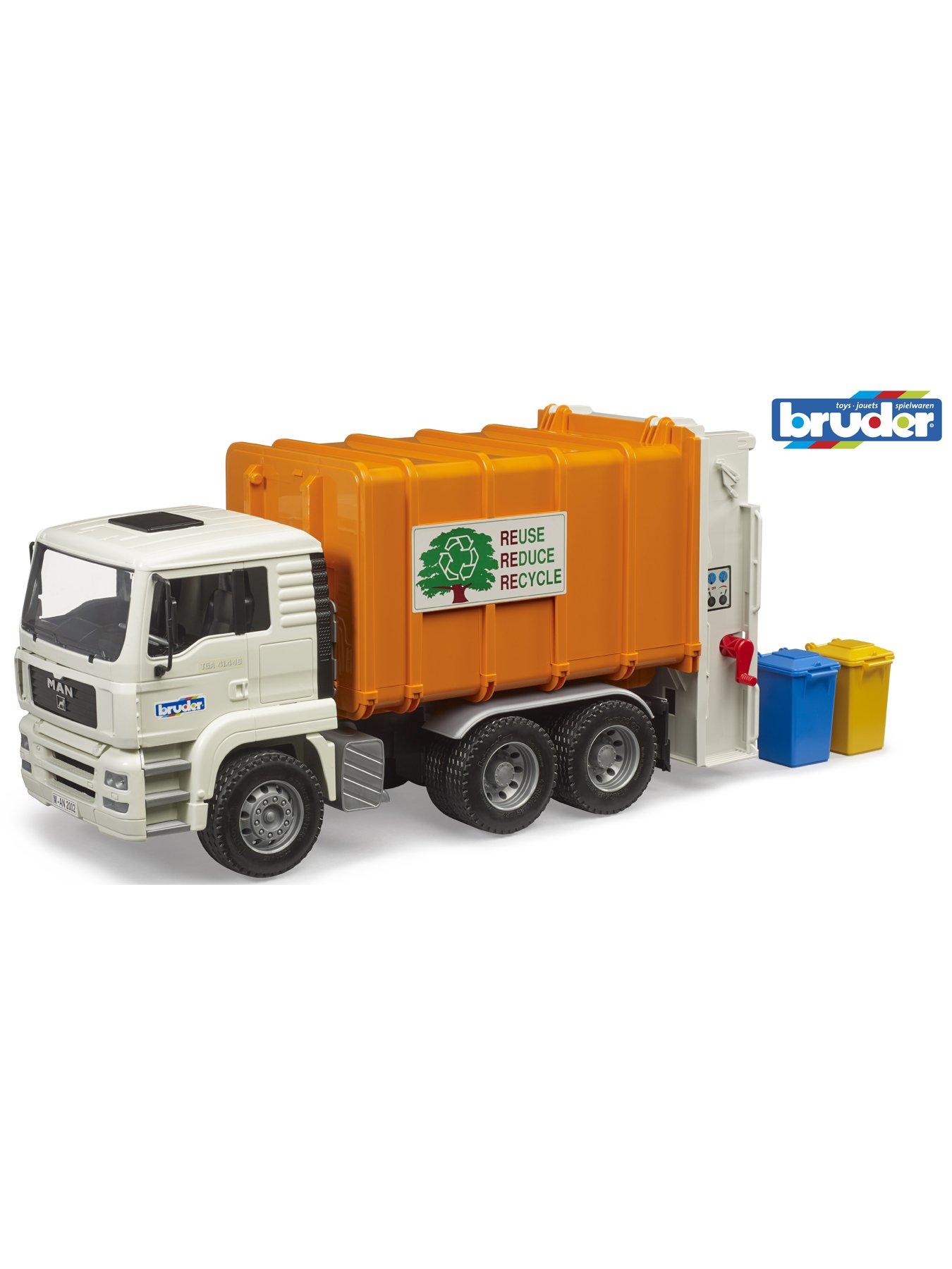 Image 7 of 7 of Bruder MAN TGA Rear loading garbage truck