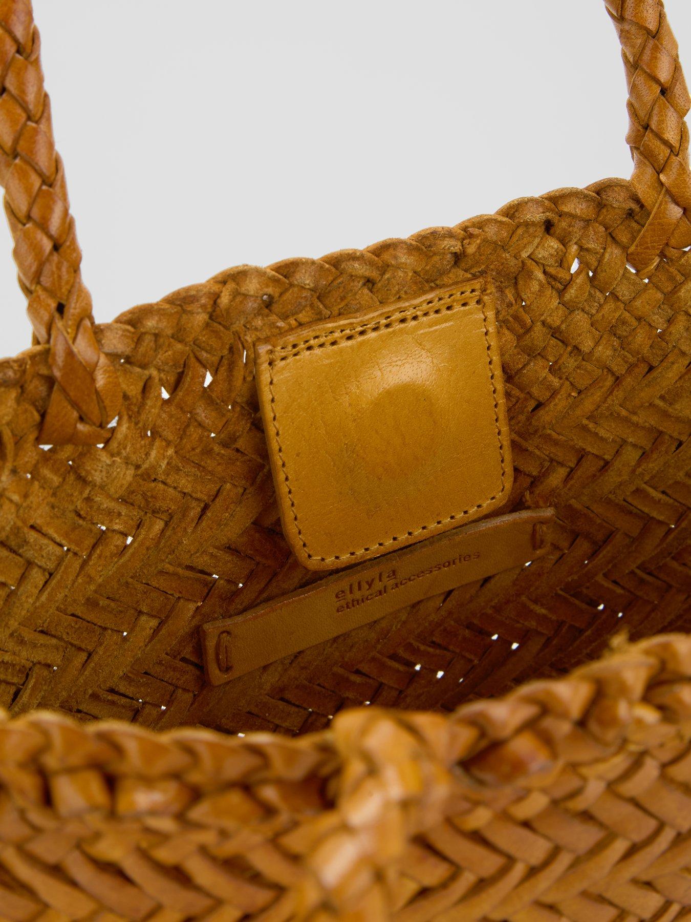Image 3 of 6 of Ellyla Ari Woven Tote - Yellow