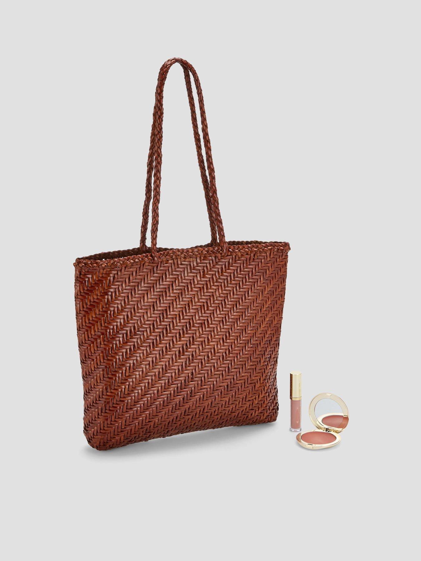  image of ellyla-rhia-loose-weave-tote-beige
