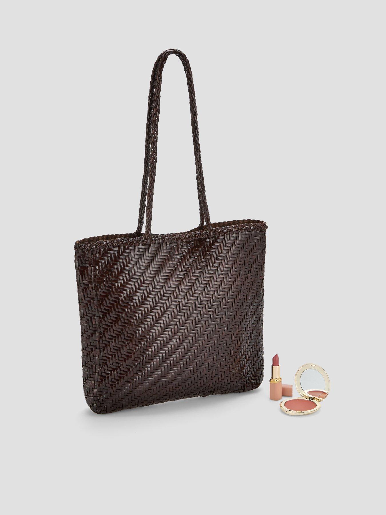  image of ellyla-rhia-loose-weave-tote-brown