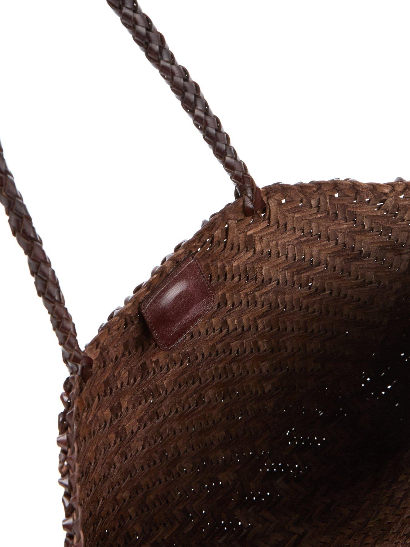  image of ellyla-rhia-loose-weave-tote-brown
