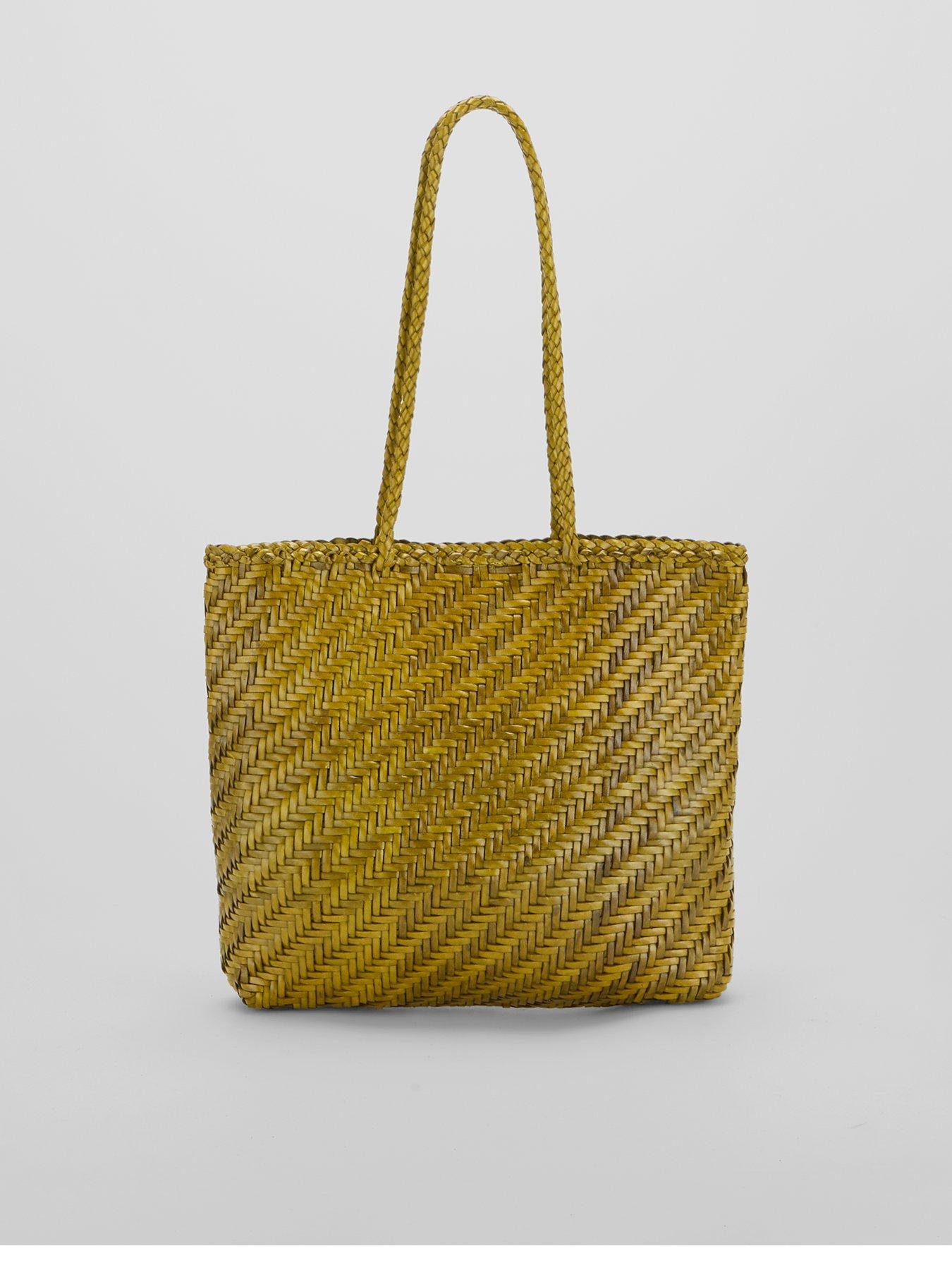 Image 1 of 6 of Ellyla Rhia Loose Weave Tote - Brown