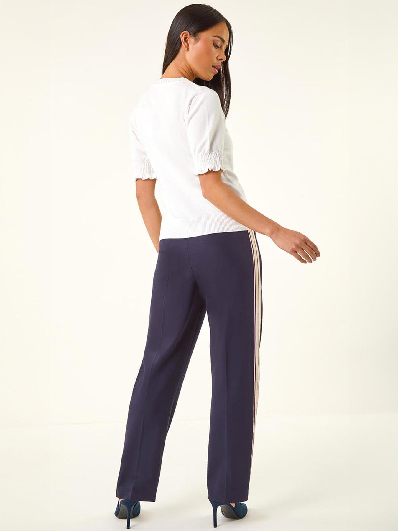 Image 2 of 5 of Roman Petite Shirred Sleeve Knit Top