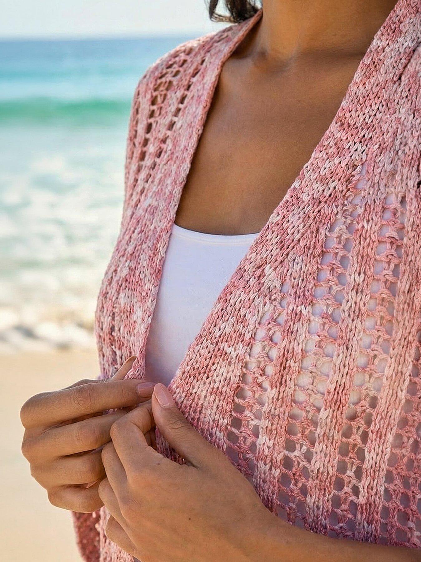 stillFront image of roman-spacedye-open-knitted-cardigan