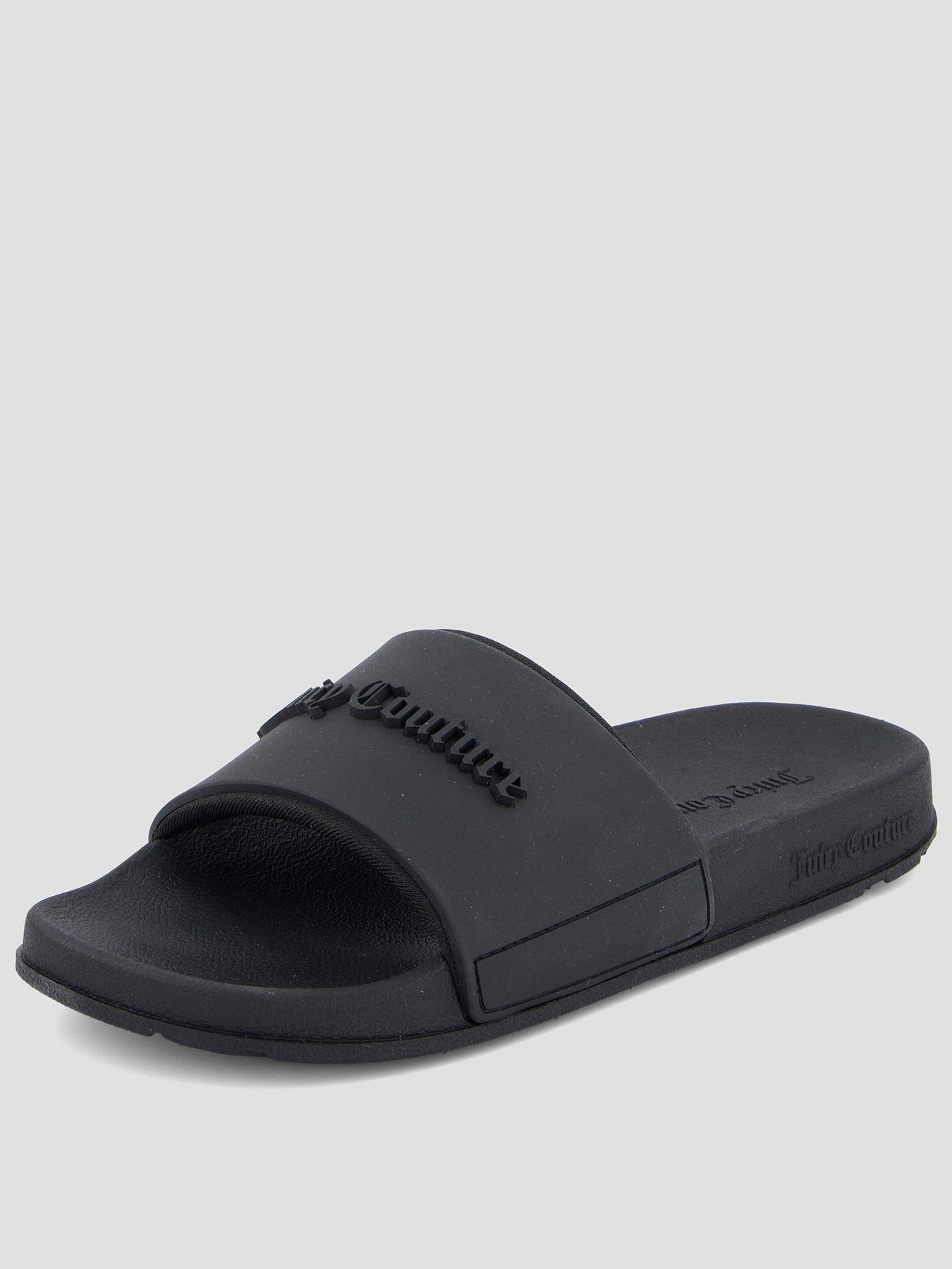 Image 1 of 7 of Juicy Couture Breanna Stacked Slider - Black
