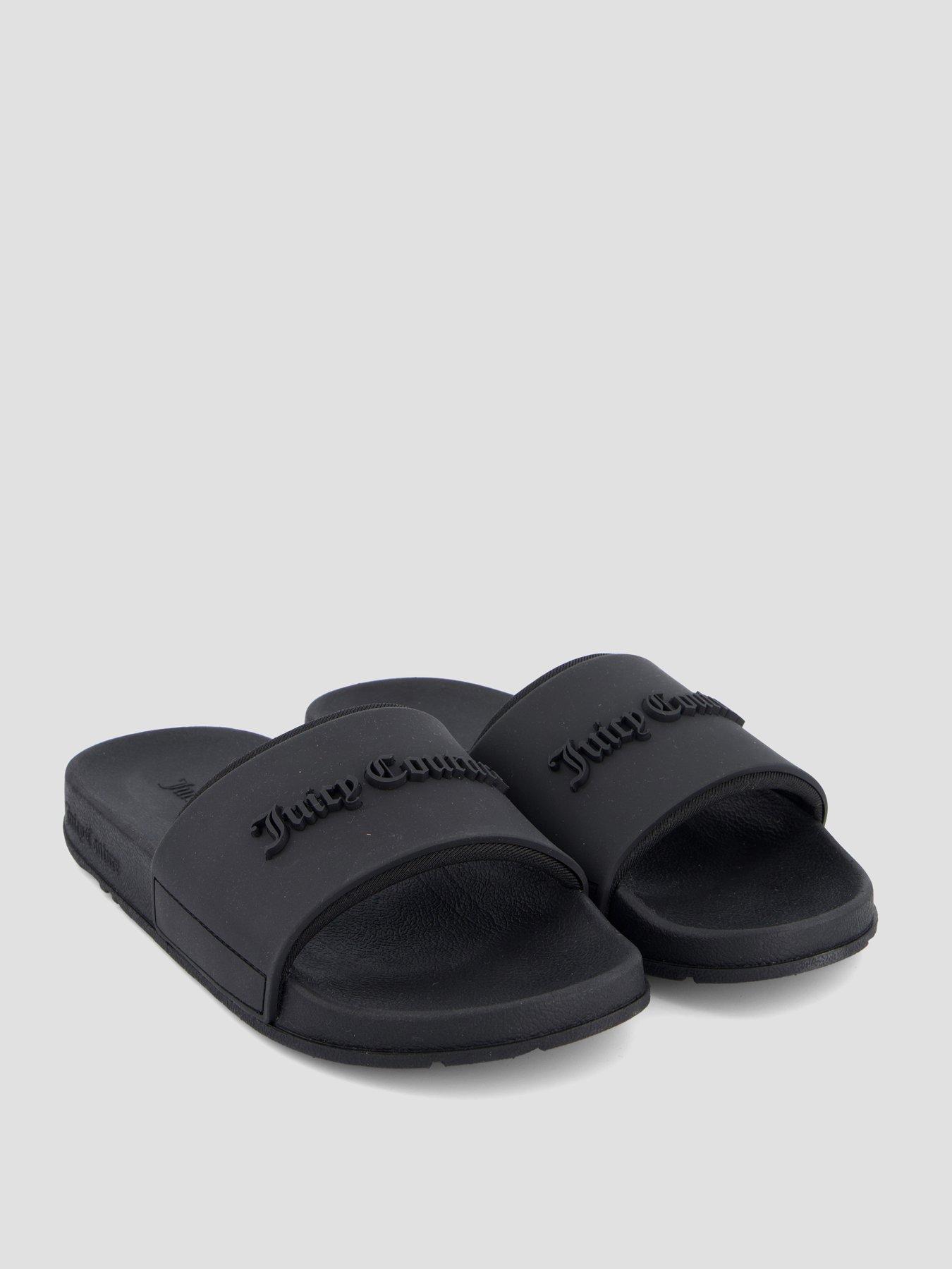 Image 6 of 7 of Juicy Couture Breanna Stacked Slider - Black