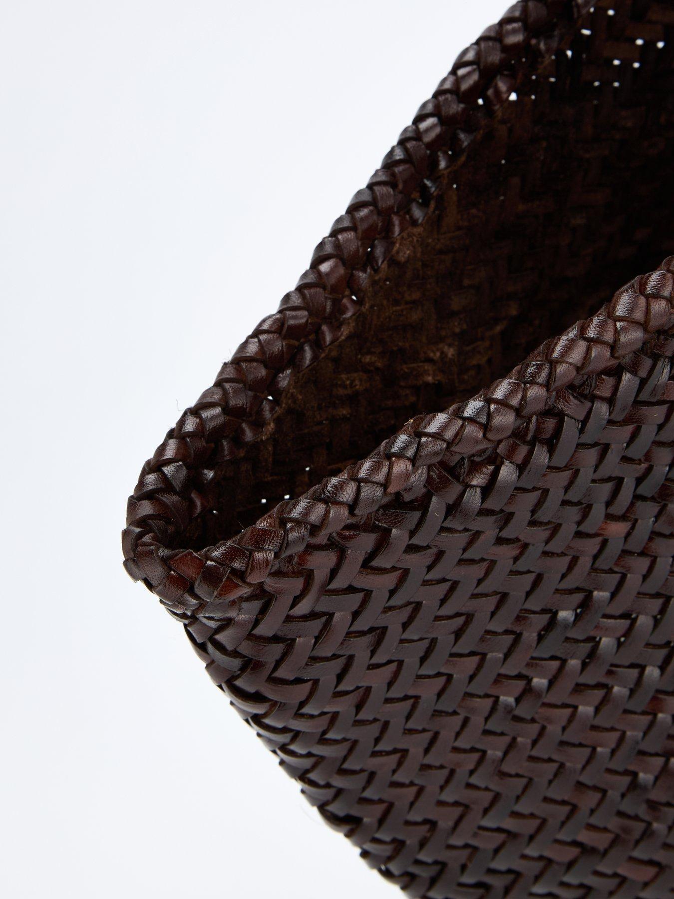 Image 3 of 6 of Ellyla Amora Large East West Woven Tote - Brown