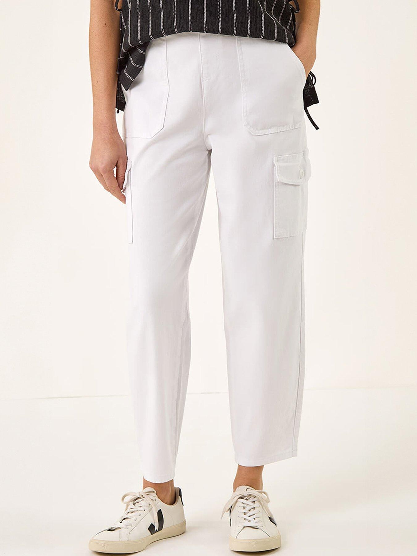  image of roman-cotton-cargo-stretch-trousers