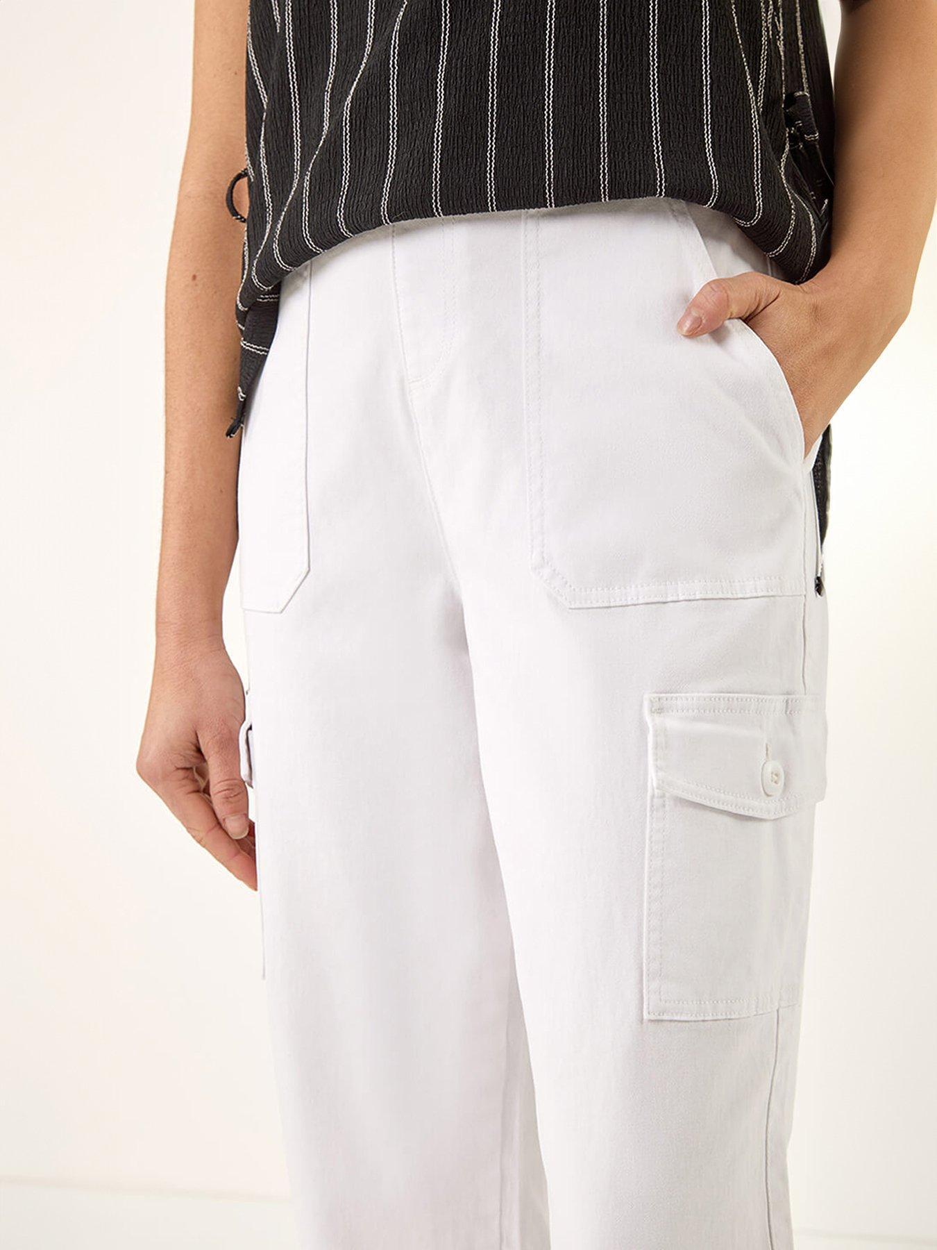  image of roman-cotton-cargo-stretch-trousers