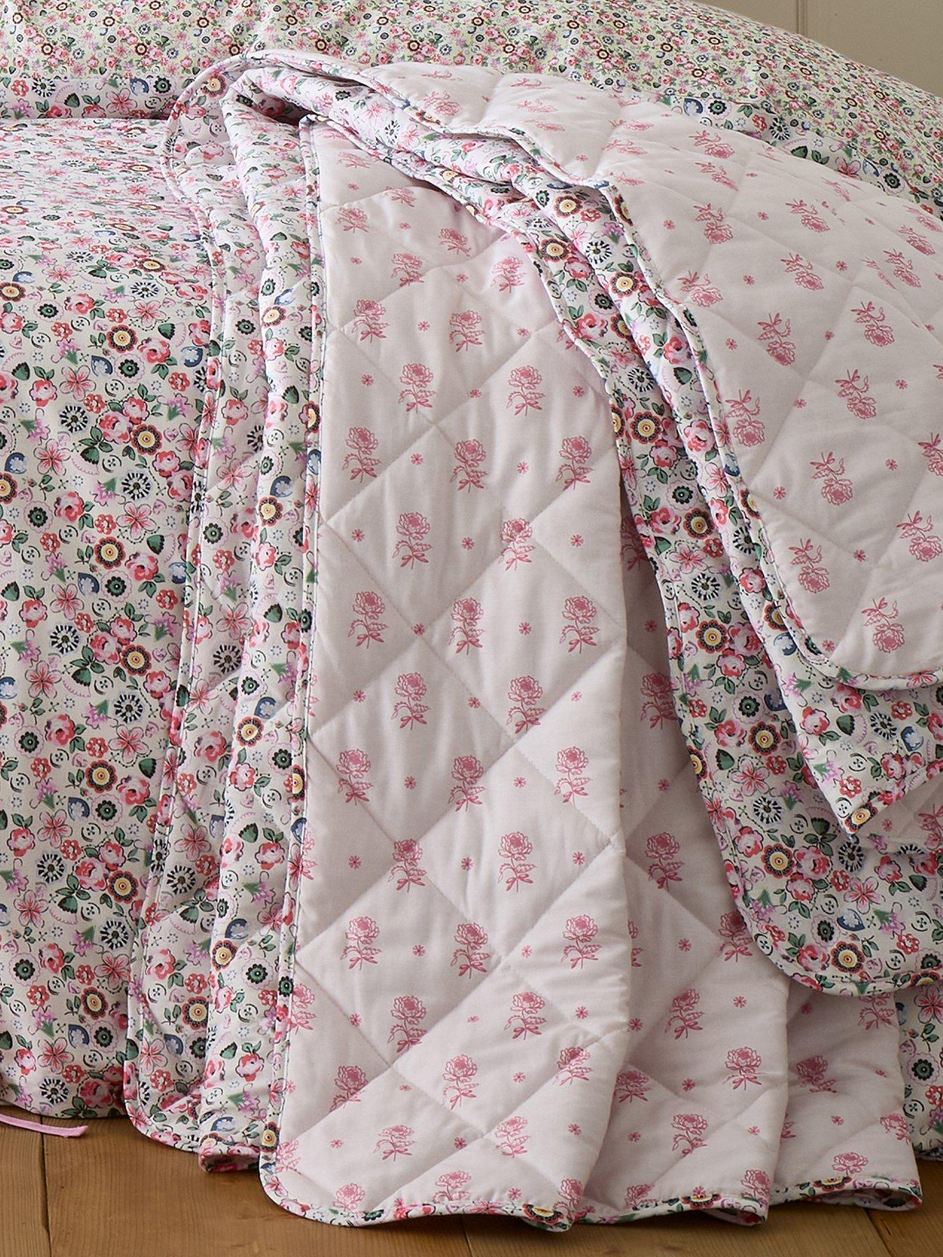 Image 4 of 5 of Cath Kidston Pearly Queen Ditsy Pink Bedspread 150X200