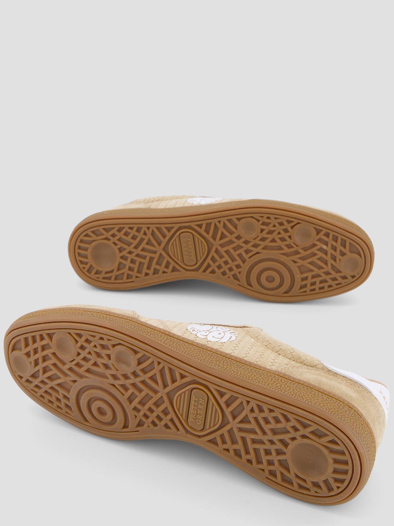 Image 4 of 7 of Pretty Green Ramblas Trainers - Beige