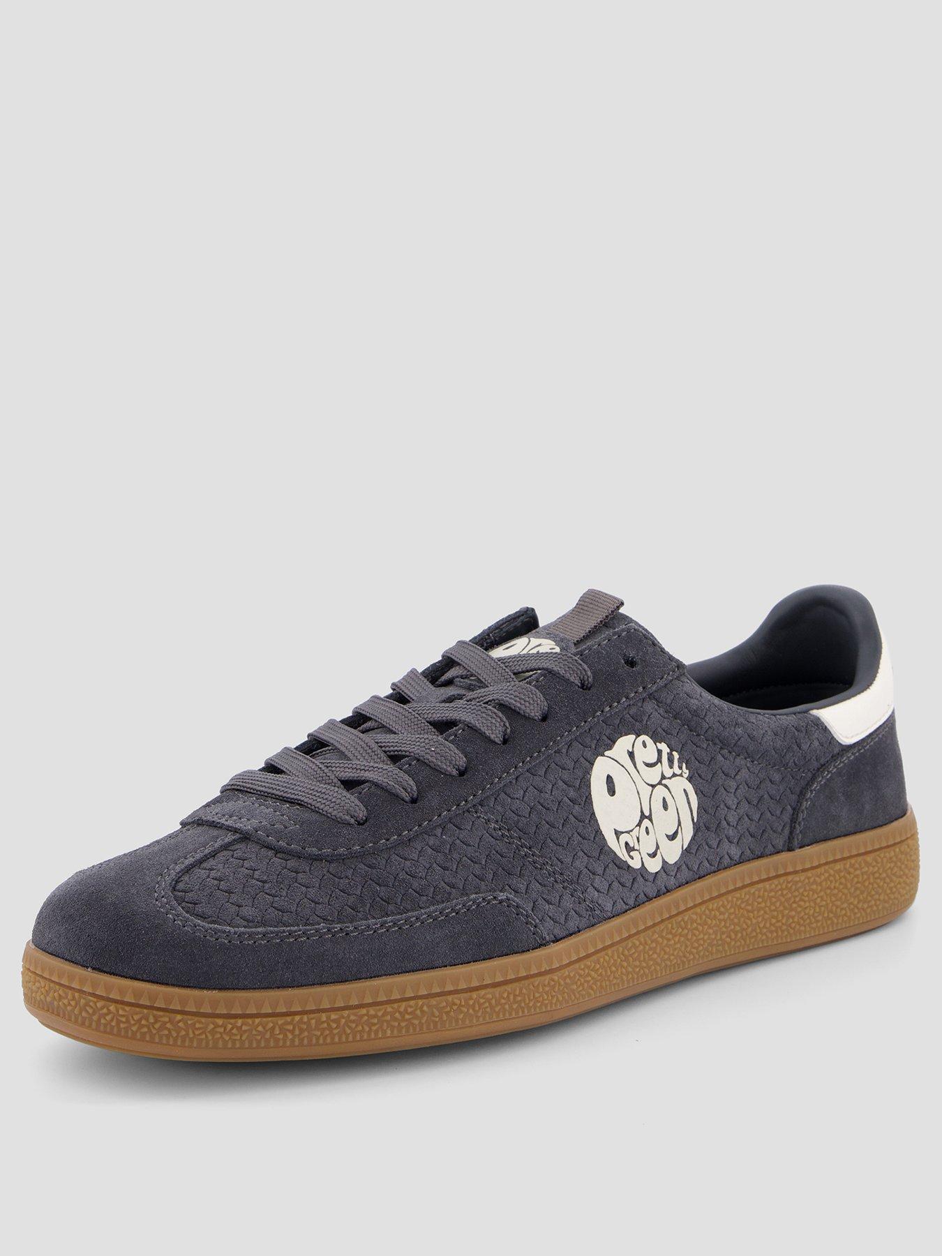 stillFront image of pretty-green-ramblas-trainers-grey