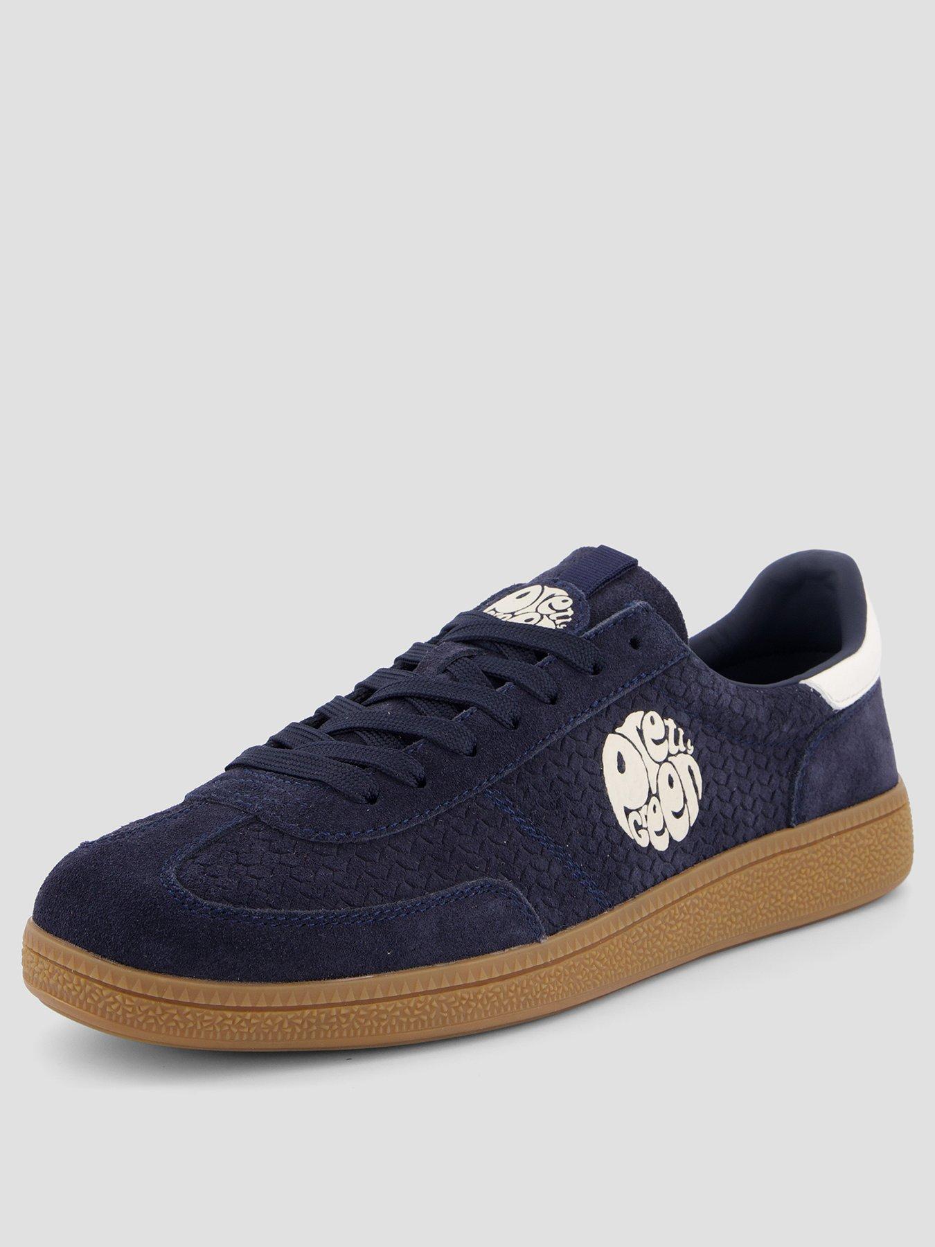 stillFront image of pretty-green-ramblas-trainers-navy