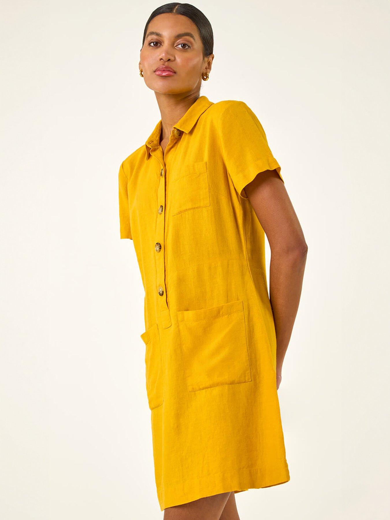  image of roman-buttoned-mini-shirt-dress