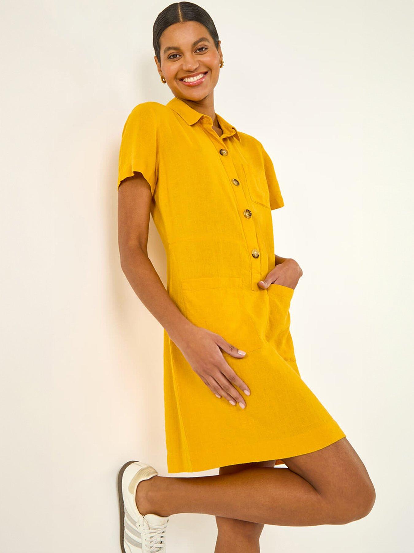  image of roman-buttoned-mini-shirt-dress