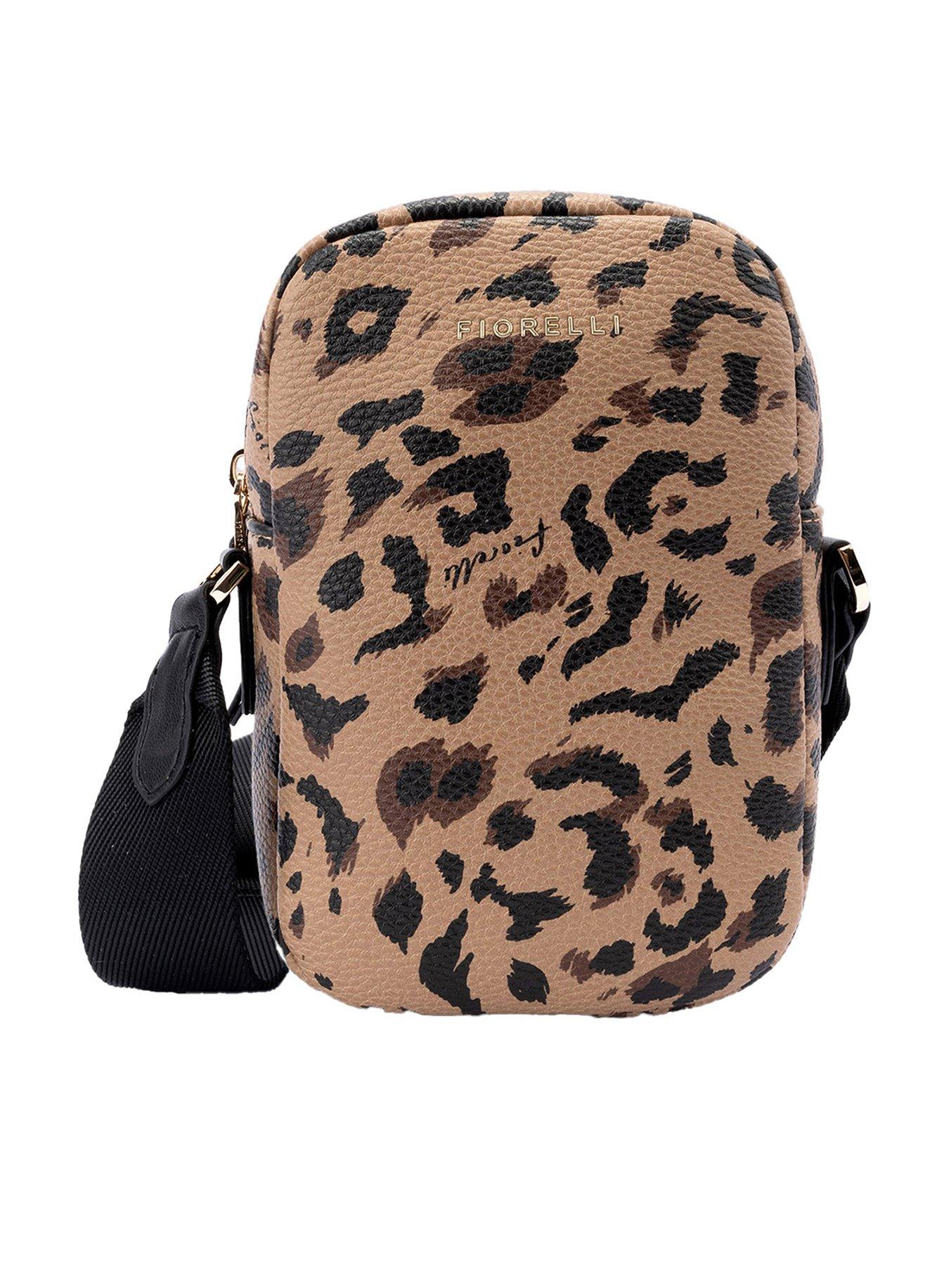 fiorelli-effie-webbed-phone-crossbody-brown