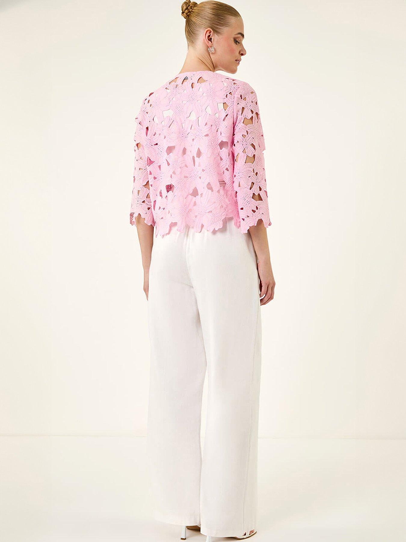  image of roman-crochet-lace-jacket