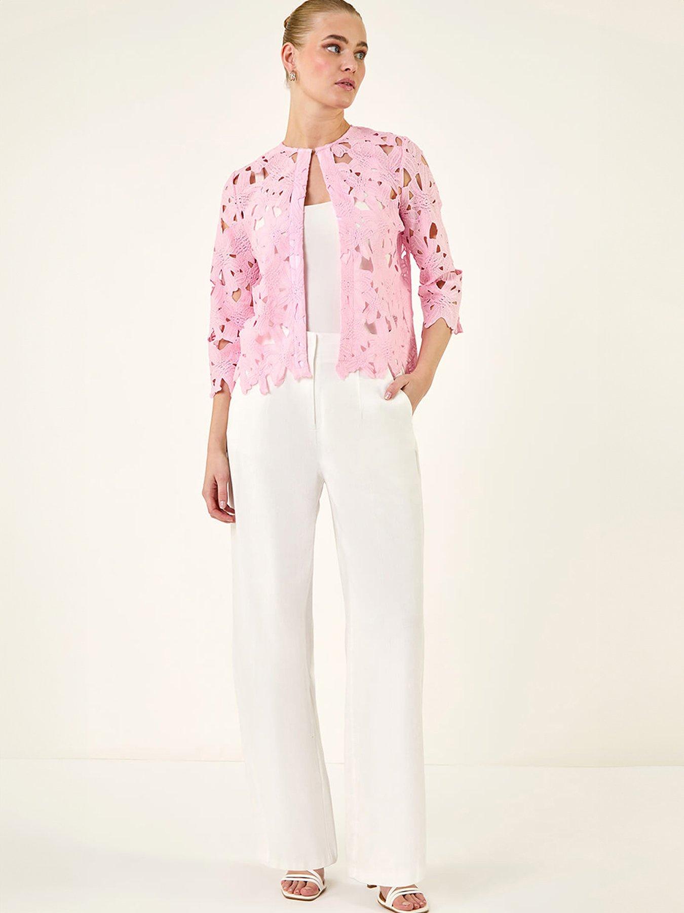  image of roman-crochet-lace-jacket