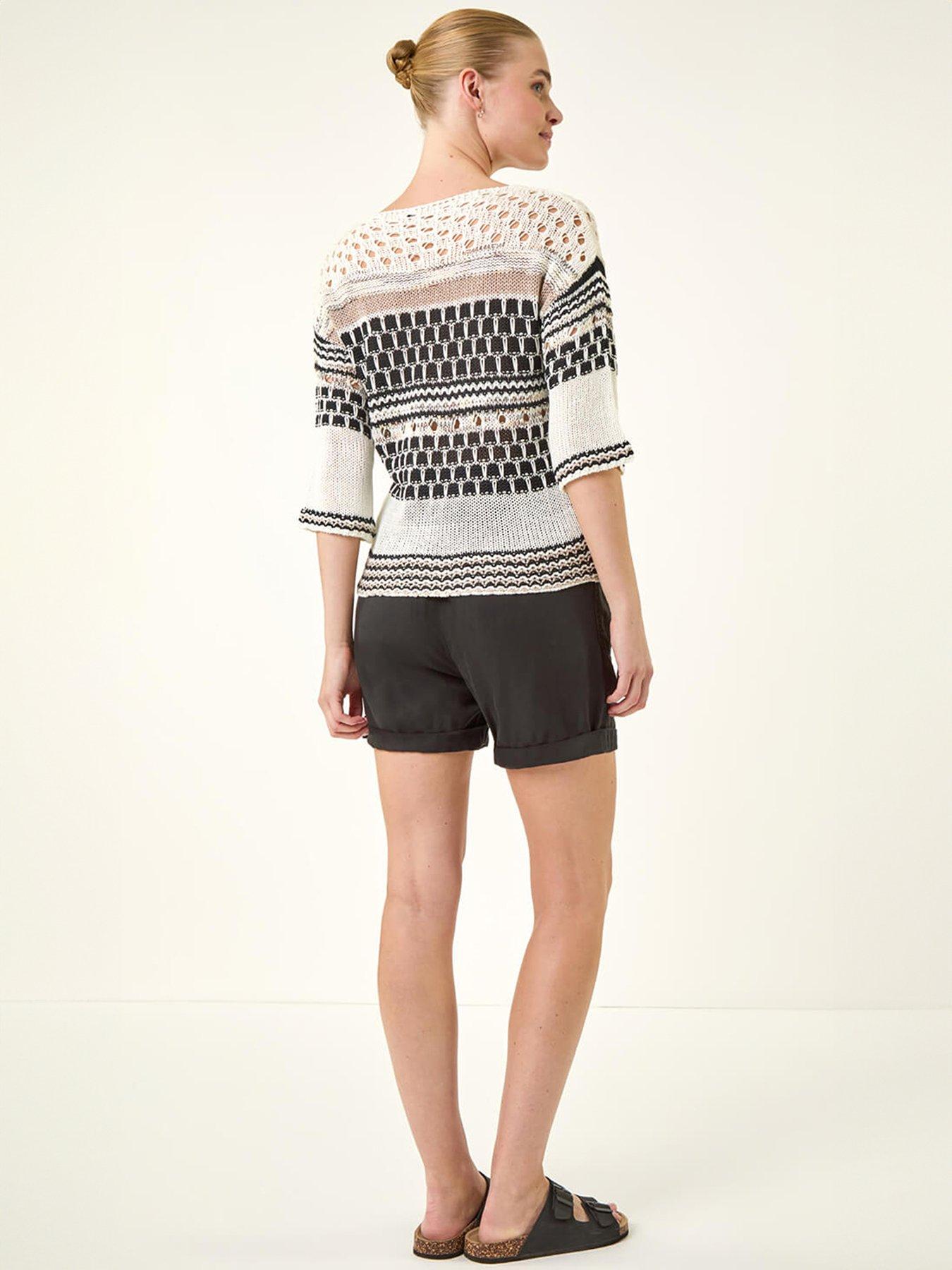 Image 2 of 5 of Roman Textured Abstract Knit Jumper