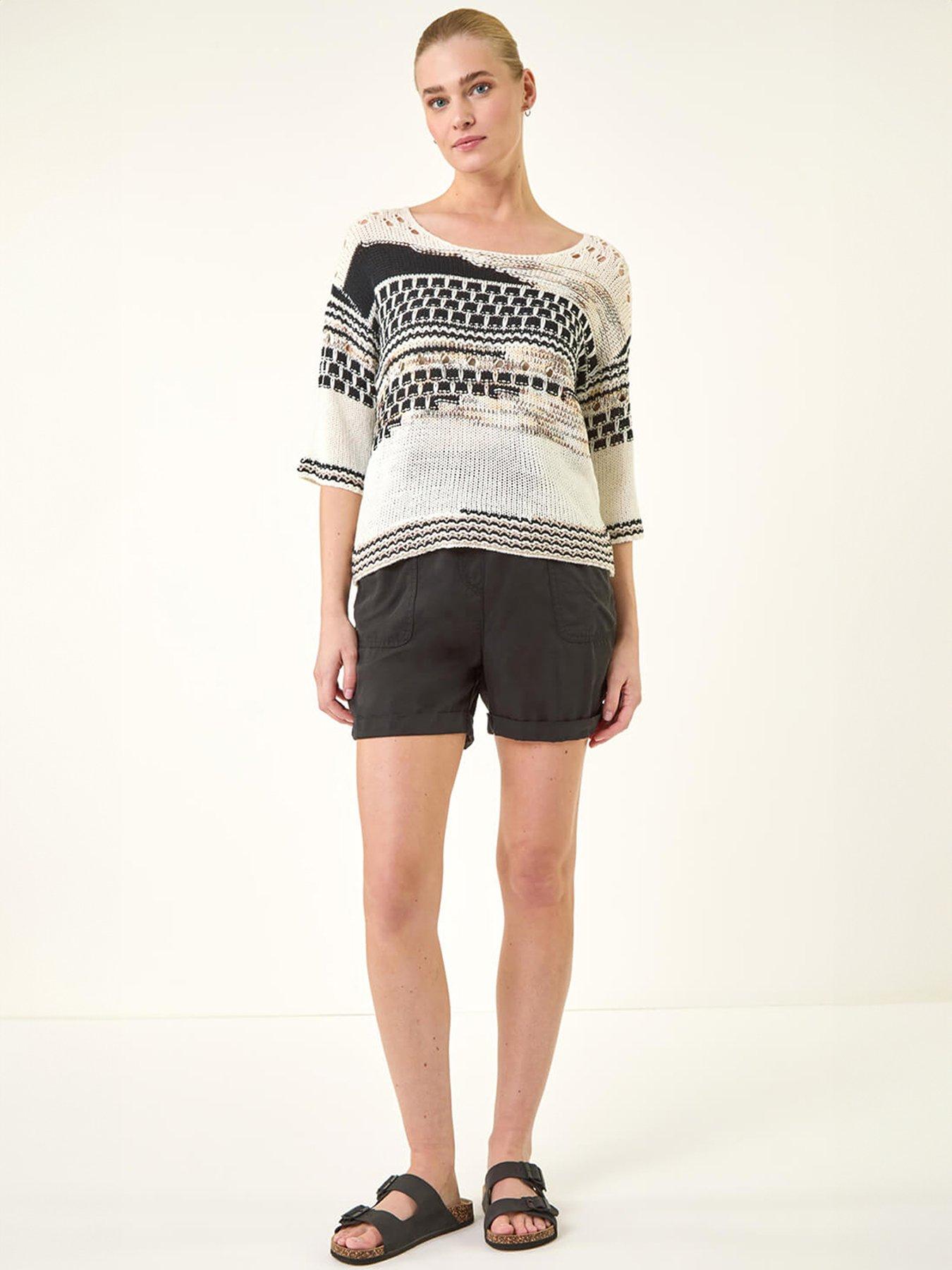 Image 3 of 5 of Roman Textured Abstract Knit Jumper