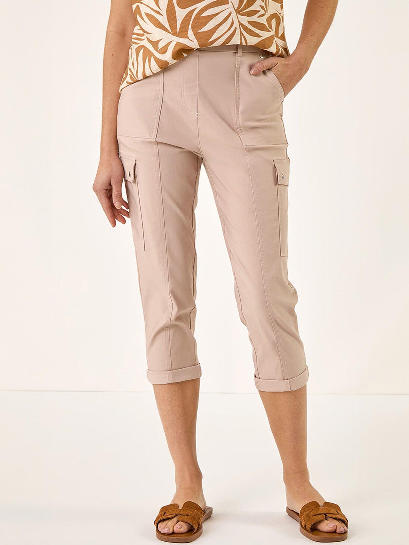  image of roman-cropped-cargo-bengaline-trouser
