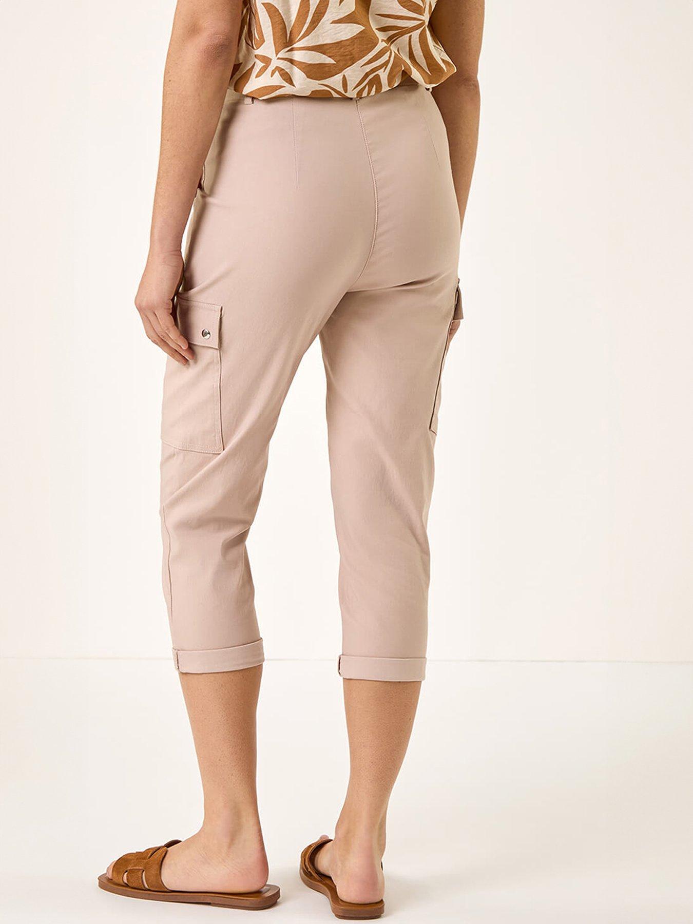  image of roman-cropped-cargo-bengaline-trouser