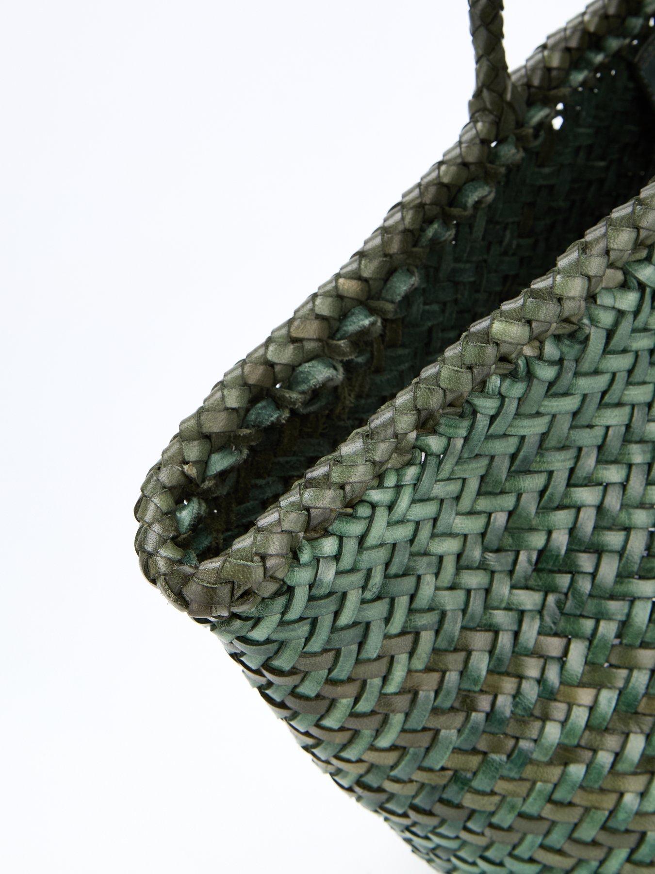 Image 3 of 6 of Ellyla Amora Small Woven Shoulder Bag - Green