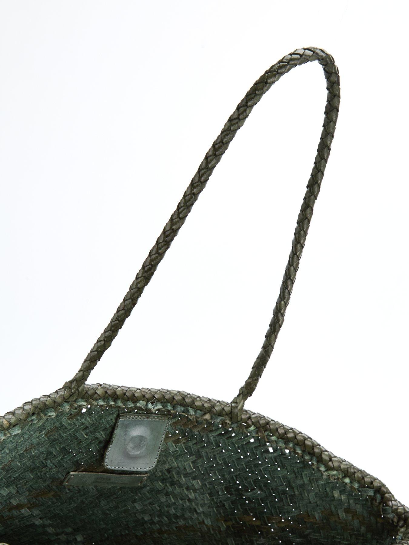 Image 5 of 6 of Ellyla Amora Small Woven Shoulder Bag - Green