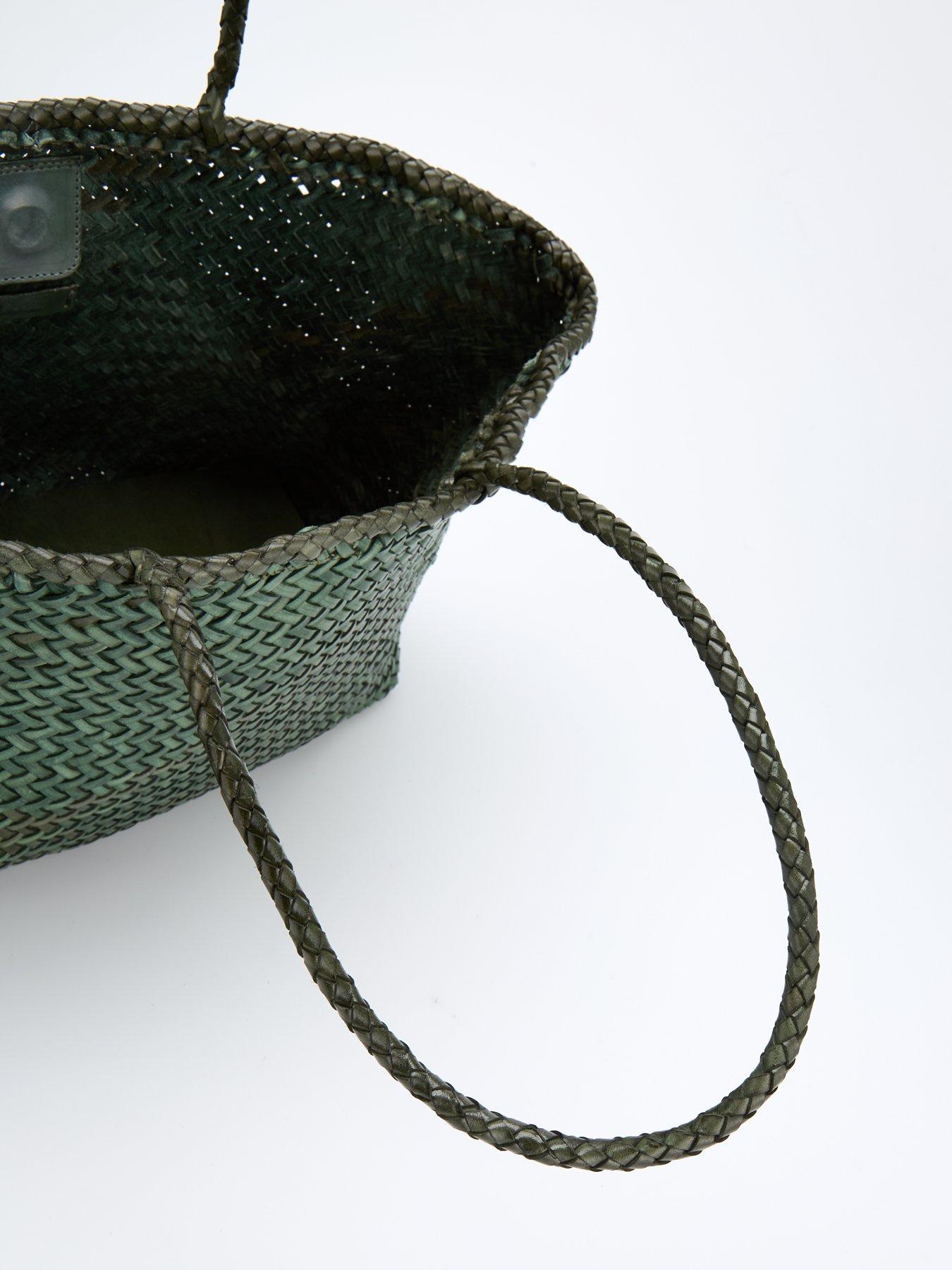 Image 6 of 6 of Ellyla Amora Small Woven Shoulder Bag - Green
