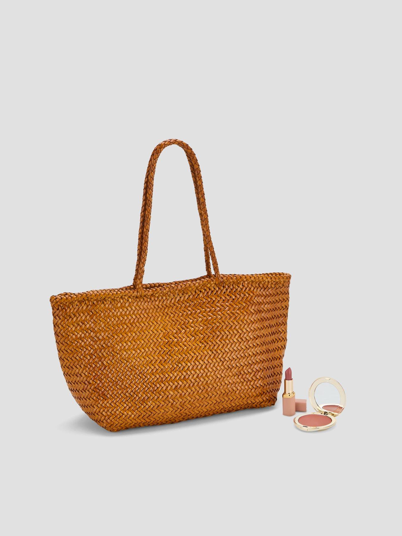 Image 2 of 6 of Ellyla Amora Small Woven Shoulder Bag - Yellow