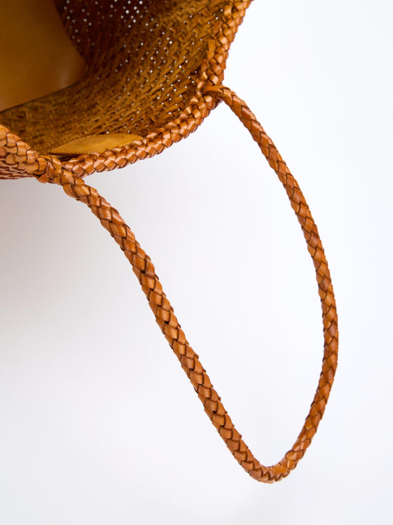 Image 5 of 6 of Ellyla Amora Small Woven Shoulder Bag - Yellow