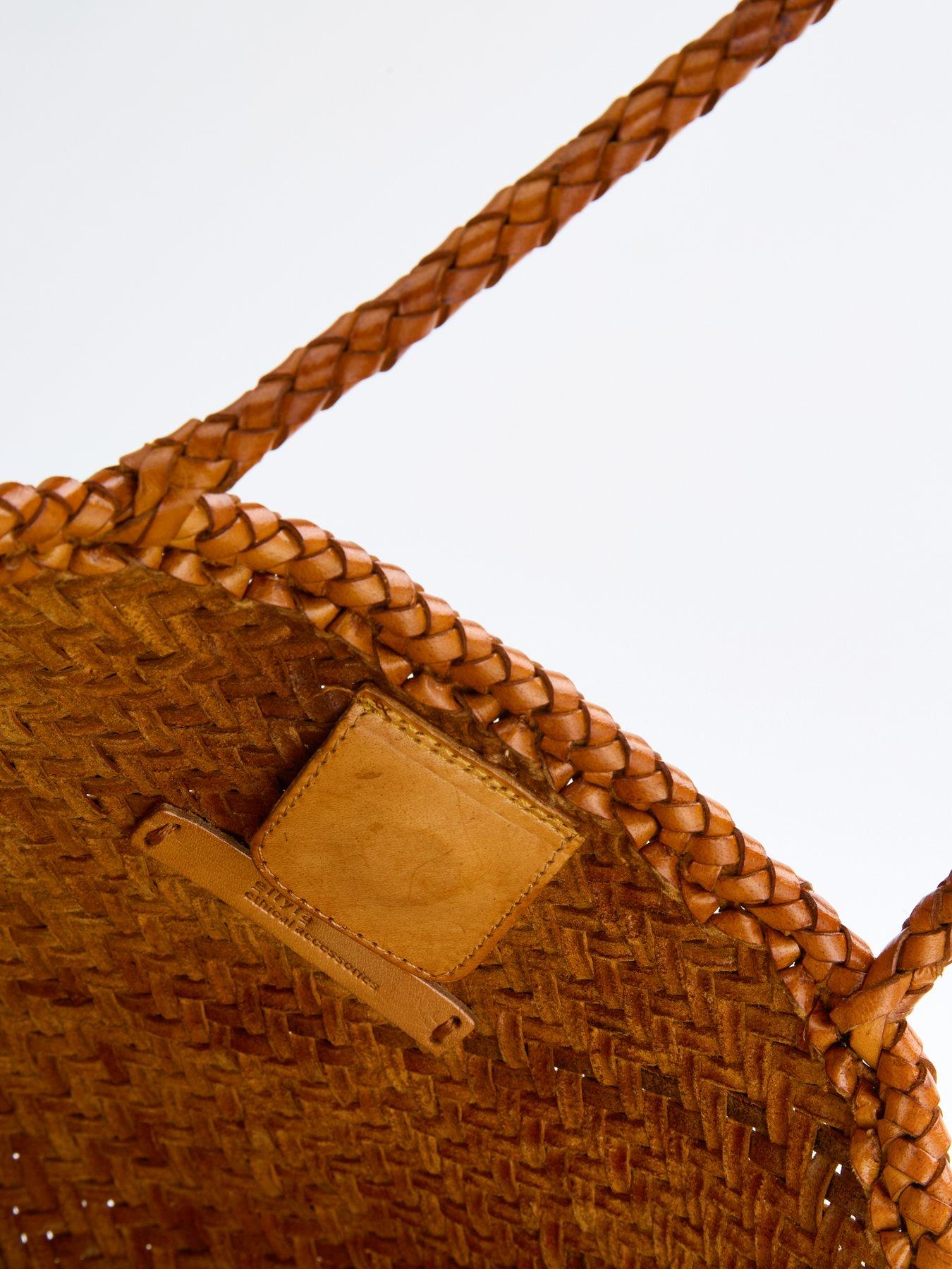 Image 6 of 6 of Ellyla Amora Small Woven Shoulder Bag - Yellow