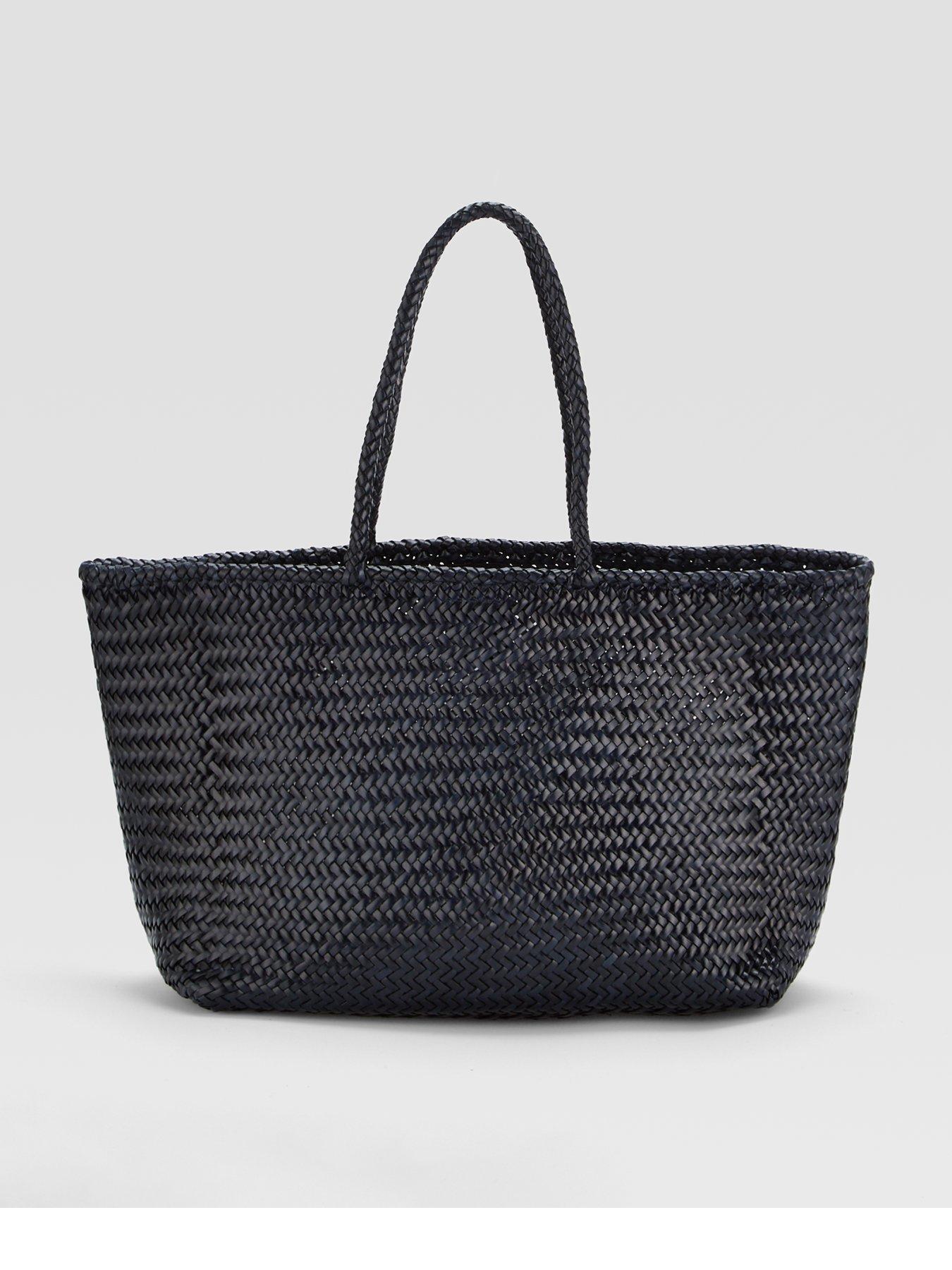 Ellyla Amora Large East West Woven Tote - Blue